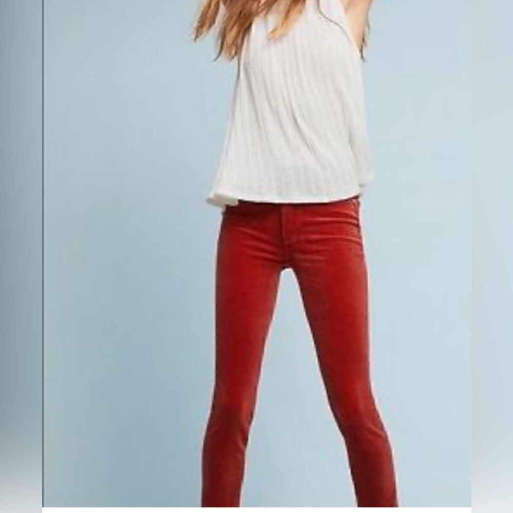 Pilcro and The Letterpress Script Slim Corduroy Jeans. 28 - Picture 2 of 7
